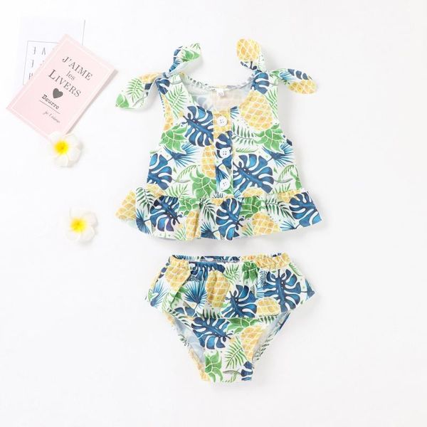 women's swimwear pineapple floral toddler baby girls printed sleeveless swimming trunks two-piece bikini set beachwear ropa, White;black
women's swimwear pineapple floral toddler baby girls printed sleeveless swimming trunks two-piece bikini set beachwear ropa, White;black