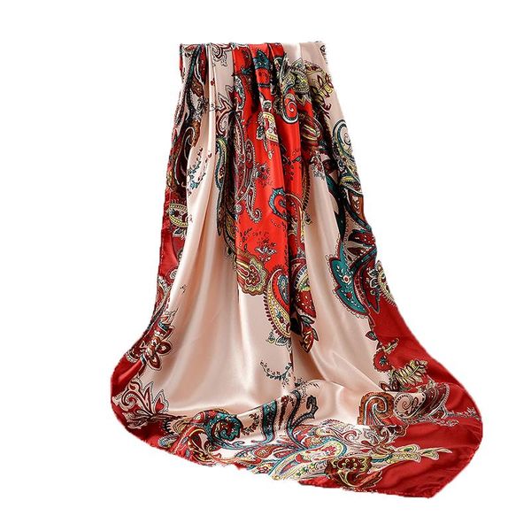 scarves women faux satin silk scarfs foulard square head wraps 37 styles hijab scarf 2021 fashion shawl 90*90cm, Blue;gray
scarves women faux satin silk scarfs foulard square head wraps 37 styles hijab scarf 2021 fashion shawl 90*90cm, Blue;gray