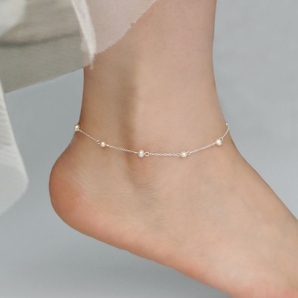 ashiqi 925 sterling silver anklet natural pearl chain bohemian vintage footwear leg bracelets female foot jewelry, Red;blue
ashiqi 925 sterling silver anklet natural pearl chain bohemian vintage footwear leg bracelets female foot jewelry, Red;blue