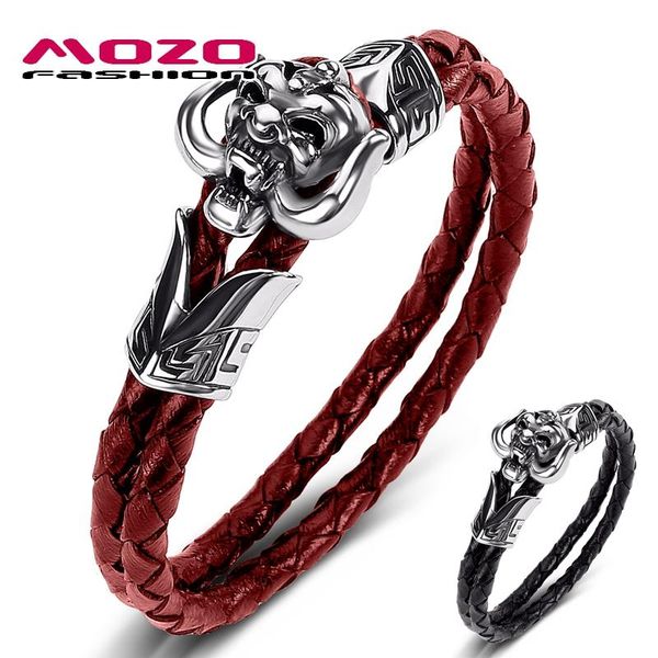 men drop genuine leather bracelet stainless steel punk daemon charm bangles current 2021 jewelry gifts 518 bracelets, Golden;silver
men drop genuine leather bracelet stainless steel punk daemon charm bangles current 2021 jewelry gifts 518 bracelets, Golden;silver