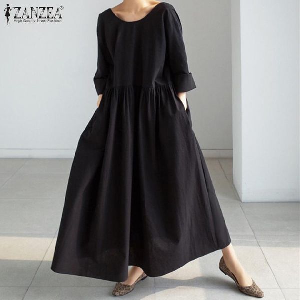 casual dresses zanzea long maxi for women 2021 female retro vestidos spring sleeve sundress solid robe femme oversized 5xl, Black;gray
casual dresses zanzea long maxi for women 2021 female retro vestidos spring sleeve sundress solid robe femme oversized 5xl, Black;gray
