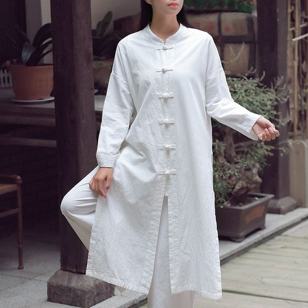 women linen jacket long robe traditional chinese style clothing women retro teaism casual outfits gown hanfu blouses 2021 12072, Red
women linen jacket long robe traditional chinese style clothing women retro teaism casual outfits gown hanfu blouses 2021 12072, Red