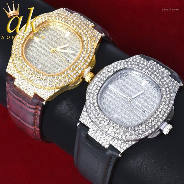 leather strap watch for men military quartz clock luxury rhinestone waterproof 19-23cm adjustable gold color jewelry wristwatches, Slivery;brown
leather strap watch for men military quartz clock luxury rhinestone waterproof 19-23cm adjustable gold color jewelry wristwatches, Slivery;brown