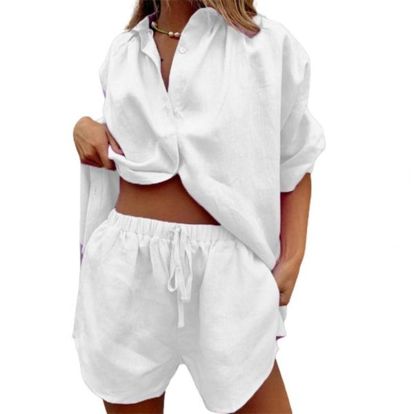 women's tracksuits short sets for women 2021 outfit lapel single-breasted summer long sleeve shirt wide leg drawstring shorts party bla, Gray
women's tracksuits short sets for women 2021 outfit lapel single-breasted summer long sleeve shirt wide leg drawstring shorts party bla, Gray