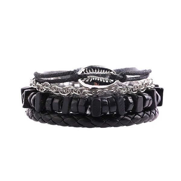 charm bracelets retro multi-layer braided leather bracelet beads wide set wholesale punk rock bangles jewelry men's gift, Golden;silver
charm bracelets retro multi-layer braided leather bracelet beads wide set wholesale punk rock bangles jewelry men's gift, Golden;silver
