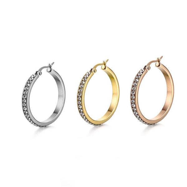 hoop & huggie 1 pair of large smooth round diamond earrings. simple style earrings for women. jewelry, Golden;silver 
hoop & huggie 1 pair of large smooth round diamond earrings. simple style earrings for women. jewelry, Golden;silver