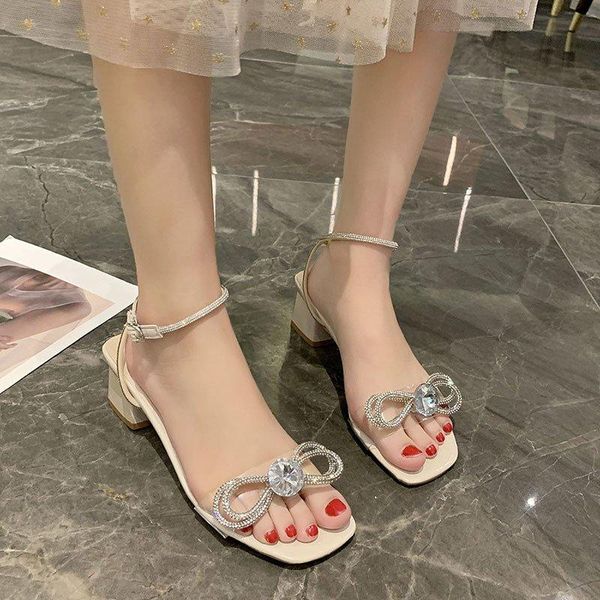 rhinestone transparent pvc open toe sandals women thick heel shoes summer party dress metal mujer, Black
rhinestone transparent pvc open toe sandals women thick heel shoes summer party dress metal mujer, Black
