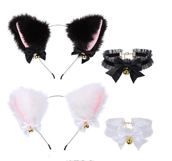 cartoon peripheral plush cat cute hair band headdress hand made simulation animal ear bow fox, White;golden
cartoon peripheral plush cat cute hair band headdress hand made simulation animal ear bow fox, White;golden