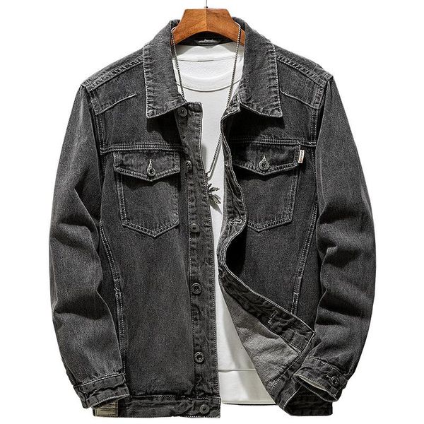 men's jackets autumn men vintage dark gray jeans jacket fashion casual loose denim coat male brand clothes plus size 4xl 5xl cotton, Black;brown
men's jackets autumn men vintage dark gray jeans jacket fashion casual loose denim coat male brand clothes plus size 4xl 5xl cotton, Black;brown