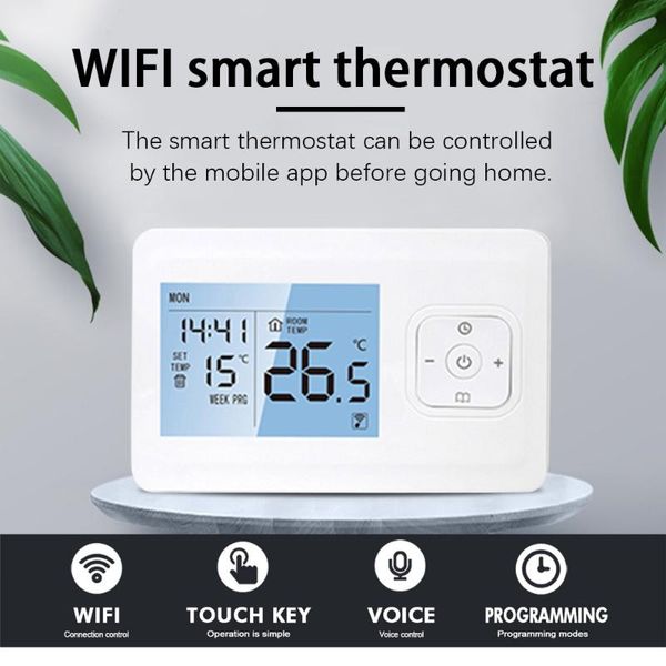 smart home control thermostat wireless wifi wall mounted boiler temperature controller programmable floor heating
smart home control thermostat wireless wifi wall mounted boiler temperature controller programmable floor heating