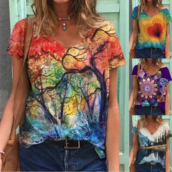 women's t-shirt kuelawear short sleeve v-neck women casual summer fashion ladies pullover loose street style 3d print, White
women's t-shirt kuelawear short sleeve v-neck women casual summer fashion ladies pullover loose street style 3d print, White