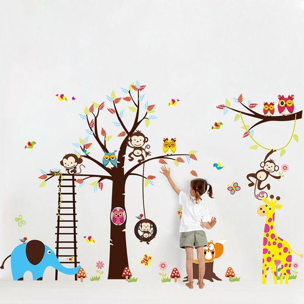 wall stickers animal zoo monkey jungle tree kids home decor mural decal nursery 2 
wall stickers animal zoo monkey jungle tree kids home decor mural decal nursery 2