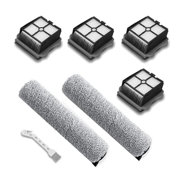 vacuum cleaners replacement parts for tineco ifloor 3/floor one s3 cordless cleaner, 2 pack brush rollers + 4 filters
vacuum cleaners replacement parts for tineco ifloor 3/floor one s3 cordless cleaner, 2 pack brush rollers + 4 filters