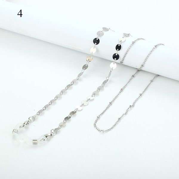 sunglasses frames fashion metal glasses chain pearls mask strap bohemian women's neck eyeglasses lanyard holder, Silver
sunglasses frames fashion metal glasses chain pearls mask strap bohemian women's neck eyeglasses lanyard holder, Silver