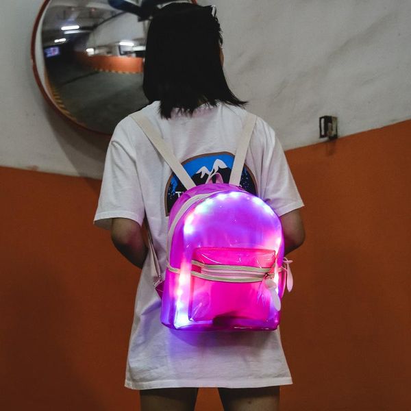 backpack 2021 fashion shiny bags for girls luxury clear luminous pink korean bagpack teenagers plecak
backpack 2021 fashion shiny bags for girls luxury clear luminous pink korean bagpack teenagers plecak