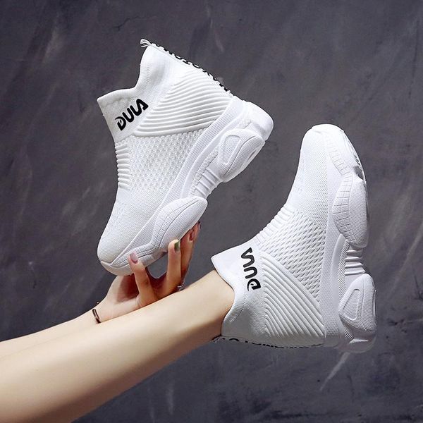 dress shoes high-thick-soled inner increase women's spring and summer all-match knitted breathable casual sports, Black
dress shoes high-thick-soled inner increase women's spring and summer all-match knitted breathable casual sports, Black