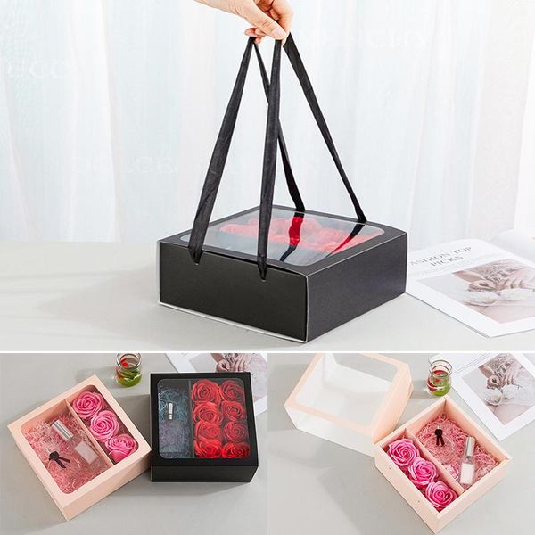 gift wrap transparent portable flower box candy bag wedding party mother's day valentine's flowers lipstick boxes
gift wrap transparent portable flower box candy bag wedding party mother's day valentine's flowers lipstick boxes