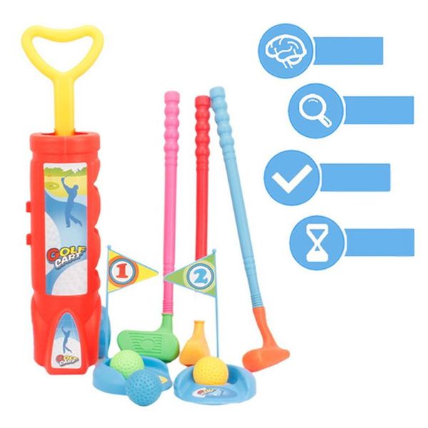children's toys golf clubs set plastic parent-child leisure kids toddlers flags practice balls sports indoor game mini complete of
children's toys golf clubs set plastic parent-child leisure kids toddlers flags practice balls sports indoor game mini complete of