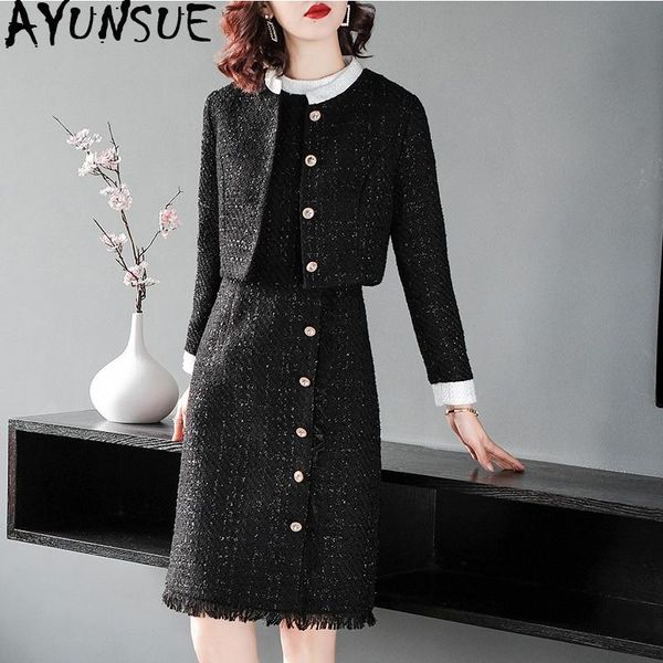 casual dresses spring summer dress women clothes 2021 two piece set korean elegant black office women's zt2087, Black;gray
casual dresses spring summer dress women clothes 2021 two piece set korean elegant black office women's zt2087, Black;gray