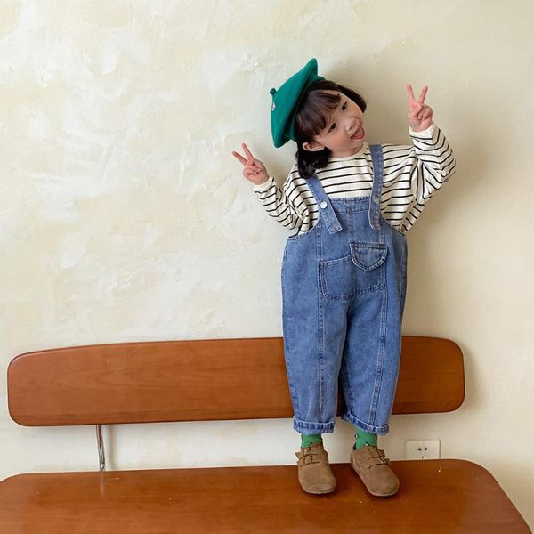 jumpsuits kids jumpsuit loose spring children for boys girls pants casual baby boy girl overalls autumn braces, Blue
jumpsuits kids jumpsuit loose spring children for boys girls pants casual baby boy girl overalls autumn braces, Blue