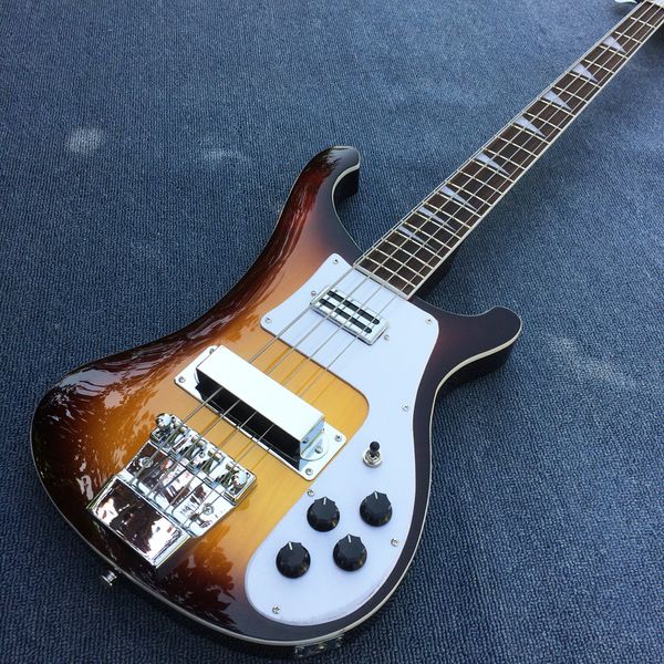 tobacco sunburst rickenbk electric bass guitar 4 strings with white pickguard,rosewood fretboard,can be customized
tobacco sunburst rickenbk electric bass guitar 4 strings with white pickguard,rosewood fretboard,can be customized