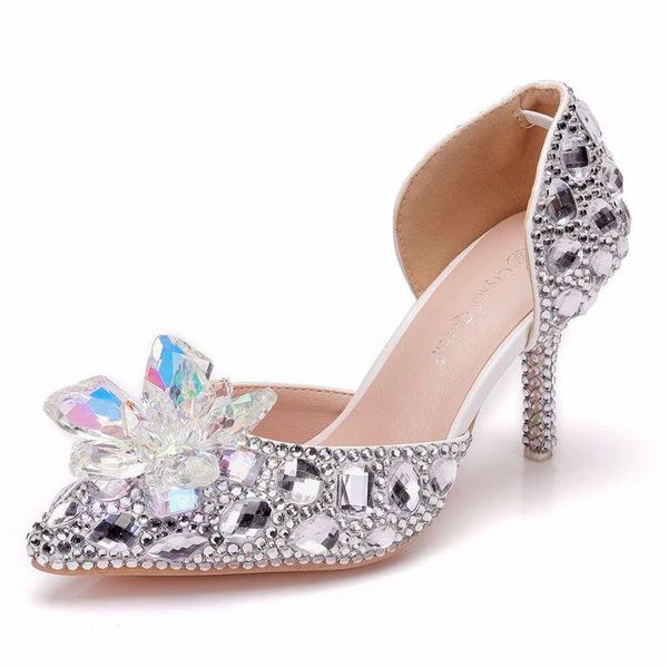 dress shoes fashion women pumps spring autumn pointed toe thin heels 7.5cm high women's wedding party, Black
dress shoes fashion women pumps spring autumn pointed toe thin heels 7.5cm high women's wedding party, Black