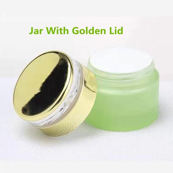 luxury green glass cosmetic jar 30ml for cream foundation packaging with golden plastic cap storage bottles & jars
luxury green glass cosmetic jar 30ml for cream foundation packaging with golden plastic cap storage bottles & jars
