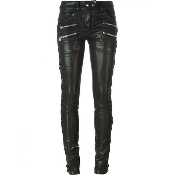 women's pants & capris fashion high waist stretch leather zipper punk rock pencil trousers, Black;white
women's pants & capris fashion high waist stretch leather zipper punk rock pencil trousers, Black;white
