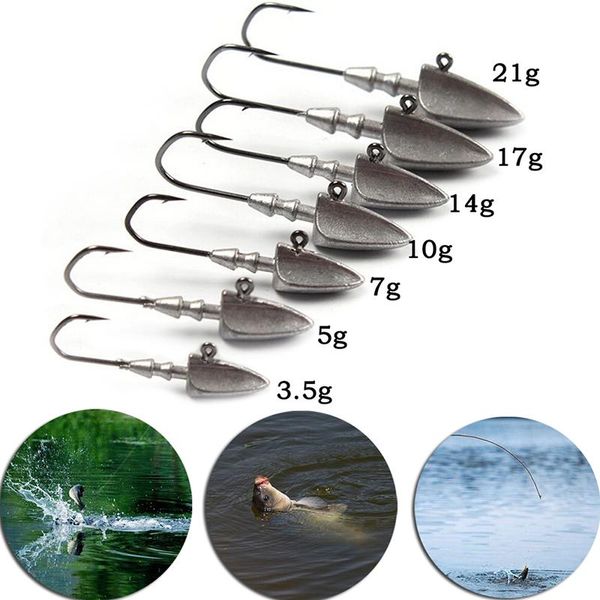 fishing hooks 5pcs/lot lead jig 3.5g 5g 7g 10g 14g 17g 21g triangle head tackle accessories
fishing hooks 5pcs/lot lead jig 3.5g 5g 7g 10g 14g 17g 21g triangle head tackle accessories