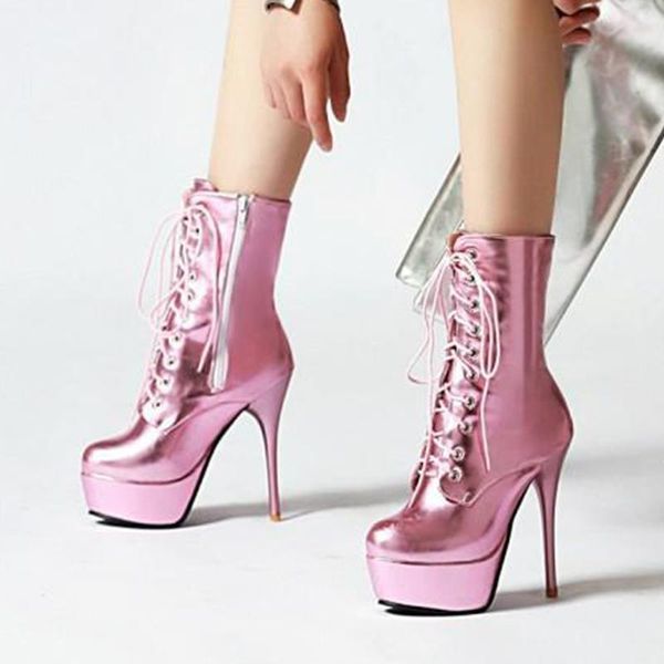 boots short women fashion pointed high heels 13.5cm stiletto shoes large size lace up autumn and winter, Black
boots short women fashion pointed high heels 13.5cm stiletto shoes large size lace up autumn and winter, Black