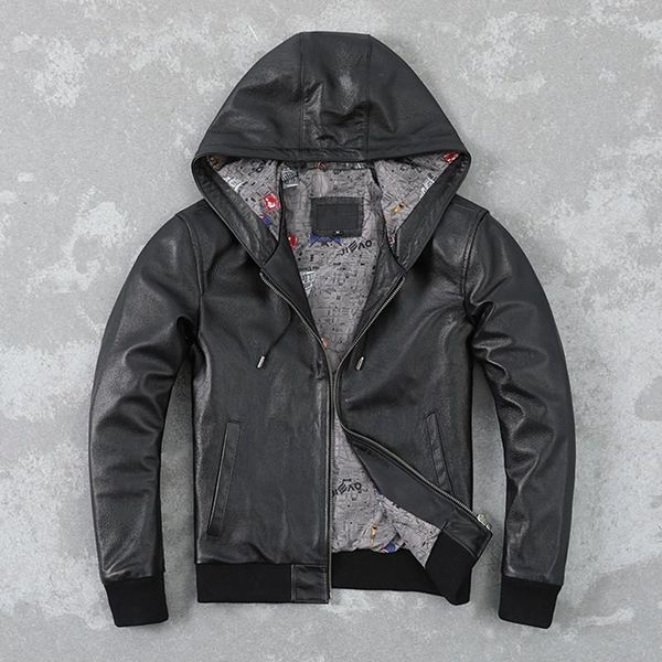 men's leather & faux 6xl hooded men genuine jacket autumn winter motorcycle black biker coat
men's leather & faux 6xl hooded men genuine jacket autumn winter motorcycle black biker coat