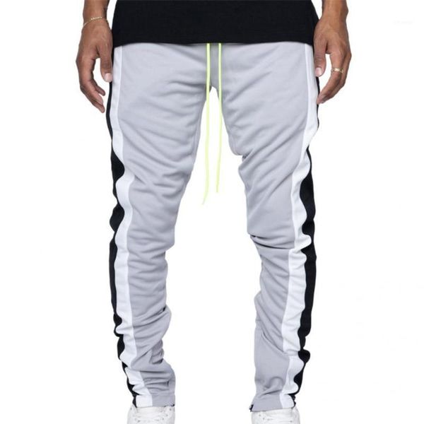 men's pants long fashion zipper pockets slim bottoms drawstring for running, Black
men's pants long fashion zipper pockets slim bottoms drawstring for running, Black