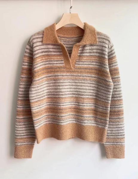 women's sweaters 2021 women fashion long-sleeved cow wool loop yarn lapel knitted pullover sweater 1105, White;black
women's sweaters 2021 women fashion long-sleeved cow wool loop yarn lapel knitted pullover sweater 1105, White;black
