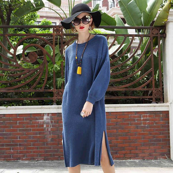 dresses plus size sweater autumn winter knitwear women thick knitting long sleeve mid-calf blue knitted, Black;gray
dresses plus size sweater autumn winter knitwear women thick knitting long sleeve mid-calf blue knitted, Black;gray