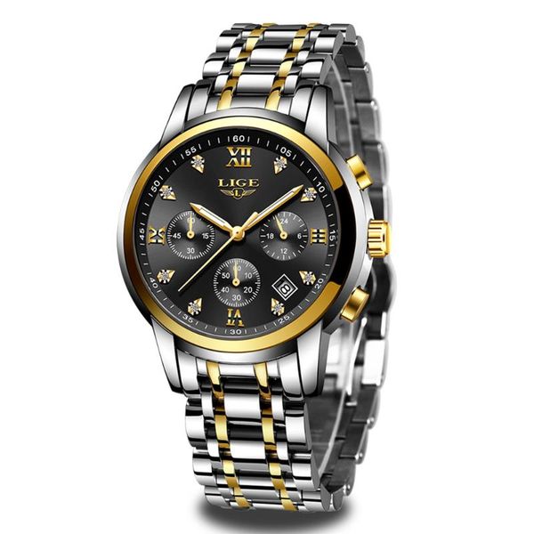 wristwatches lige watches men chronograph sports waterproof all steel quartz men's watch relogio masculino+box, Slivery;brown
wristwatches lige watches men chronograph sports waterproof all steel quartz men's watch relogio masculino+box, Slivery;brown