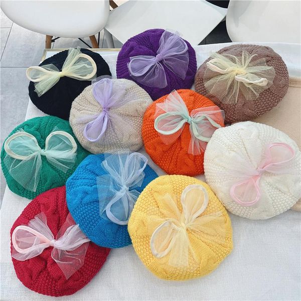 caps & hats baby fashion toddler girls beret hat winter warm knit beanie with tulle bow french style cute ribbon bowknot, Yellow
caps & hats baby fashion toddler girls beret hat winter warm knit beanie with tulle bow french style cute ribbon bowknot, Yellow