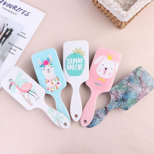 hair brushes cartoon rainbow brush styling comb print transparent air bag massage hairdressing straight curly, Silver
hair brushes cartoon rainbow brush styling comb print transparent air bag massage hairdressing straight curly, Silver