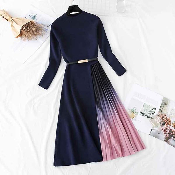 casual dresses korean sweater dress women 2021 autumn winter large size warm turtleneck ladys solid knitted vestidos, Black;gray
casual dresses korean sweater dress women 2021 autumn winter large size warm turtleneck ladys solid knitted vestidos, Black;gray
