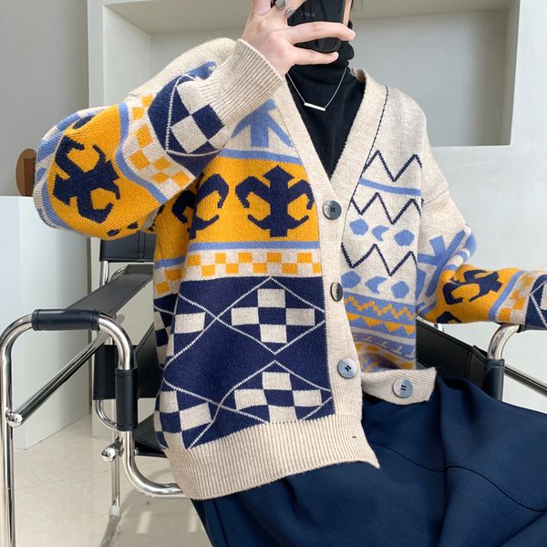 women's vests 2021 autumn sweater cardigan vintage printing v collar long sleeve 9101., Black;white
women's vests 2021 autumn sweater cardigan vintage printing v collar long sleeve 9101., Black;white