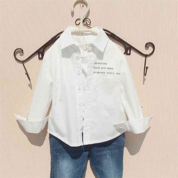 autumn boys shirts cotton white long sleeve for big kds teenage clothes black color spring korean baby clothing 210622, White;black
autumn boys shirts cotton white long sleeve for big kds teenage clothes black color spring korean baby clothing 210622, White;black