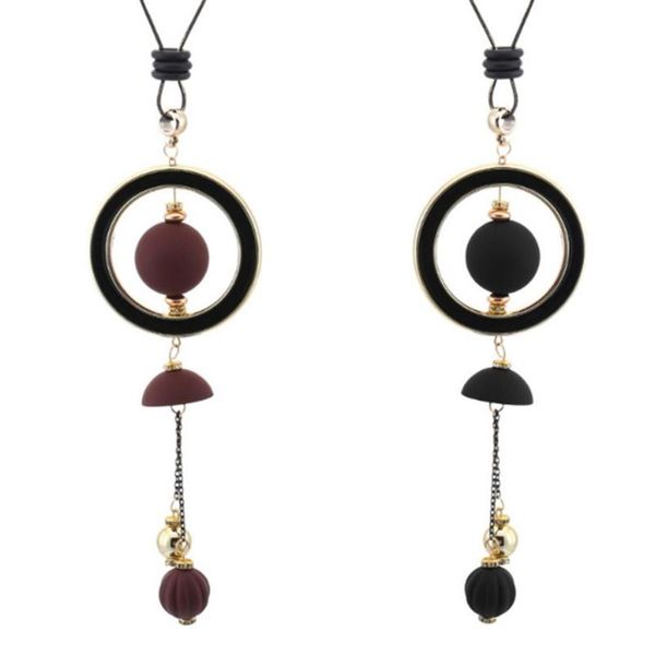 pendant necklaces korean fashion long sweater chain wild geometric wooden tassel necklace women, Silver
pendant necklaces korean fashion long sweater chain wild geometric wooden tassel necklace women, Silver