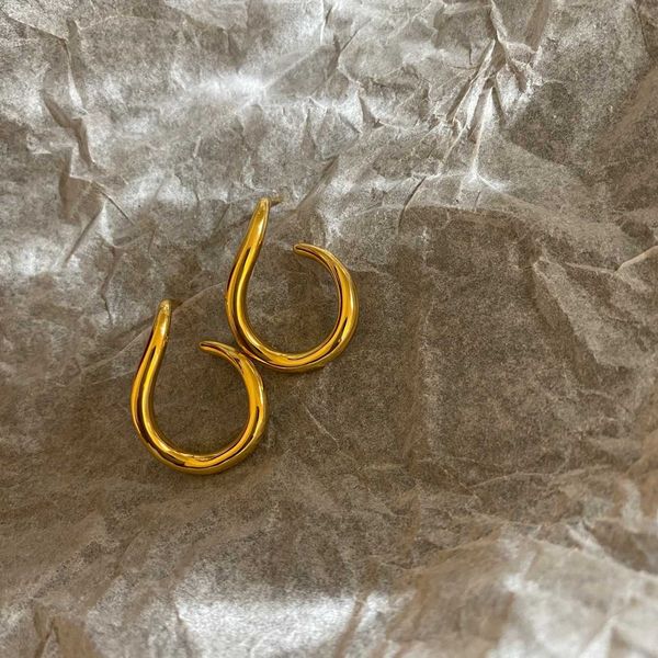 french design women's design sense simple and twisted temperament geometric water drop modeling irregular earrings women e2-8, Silver
french design women's design sense simple and twisted temperament geometric water drop modeling irregular earrings women e2-8, Silver