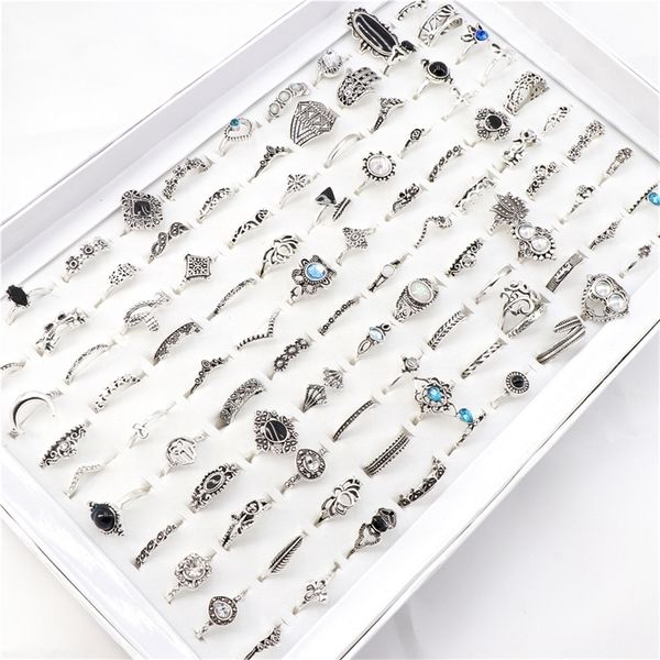 100pcs/lot bohemia vintage golden silver plated finger rings for women gift jewelry 220225, Slivery;golden
100pcs/lot bohemia vintage golden silver plated finger rings for women gift jewelry 220225, Slivery;golden