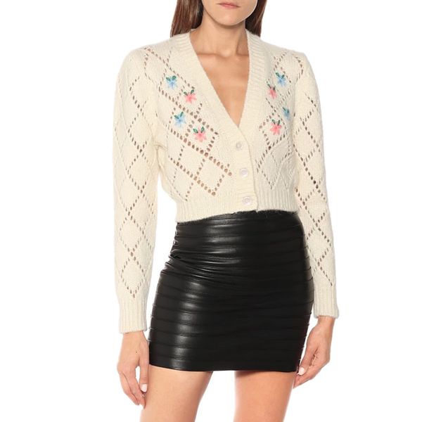 t shirt early spring women knitted cropped cardigan sweaters female hollow out short coat v neck single breasted knitwear shawl jacket, White
t shirt early spring women knitted cropped cardigan sweaters female hollow out short coat v neck single breasted knitwear shawl jacket, White