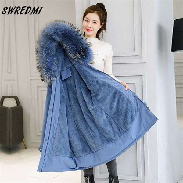 swredmi thick warm winter coat women winter jacket fur lining plus 5xl 6xl hooded female long parkas snow wear padded clothes 211007, Black
swredmi thick warm winter coat women winter jacket fur lining plus 5xl 6xl hooded female long parkas snow wear padded clothes 211007, Black