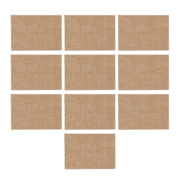 mats & pads 10 pcs natural hessian burlap place mat table placemats dining decor
mats & pads 10 pcs natural hessian burlap place mat table placemats dining decor