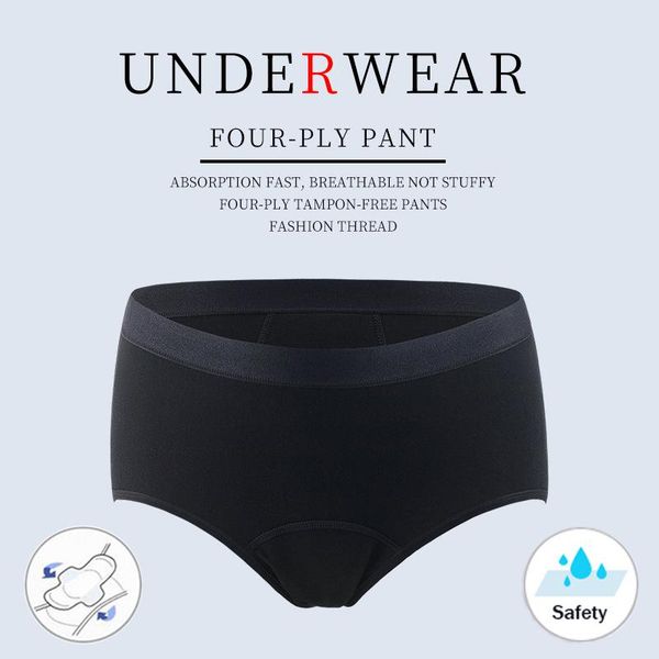 women's panties bamboo fiber menstrual period underpants 4 layer cotton incontinence leakproof underwear heavy absorbency briefs linger, Black;pink
women's panties bamboo fiber menstrual period underpants 4 layer cotton incontinence leakproof underwear heavy absorbency briefs linger, Black;pink