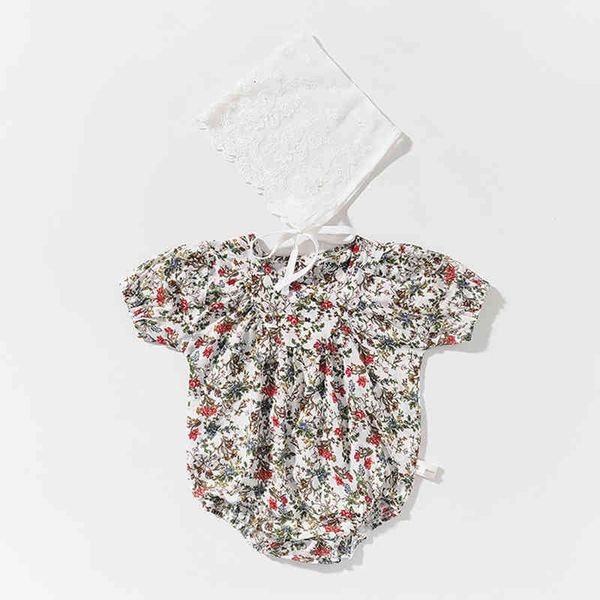 baby one piece rompers summer clothing flower girls bodysuits with lace hat 2pcs floral 210429, Blue
baby one piece rompers summer clothing flower girls bodysuits with lace hat 2pcs floral 210429, Blue