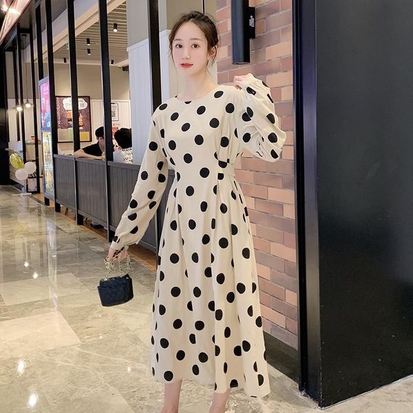 spring maternity loose fashion french style long polka dot bow dress office lady elegant pregnant woman formal dresses, White
spring maternity loose fashion french style long polka dot bow dress office lady elegant pregnant woman formal dresses, White