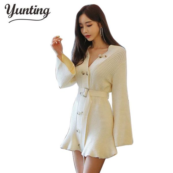 casual dresses women dress 2021knitted mini autumn winter ladies white sweater long sleeve vintage korean, Black;gray
casual dresses women dress 2021knitted mini autumn winter ladies white sweater long sleeve vintage korean, Black;gray
